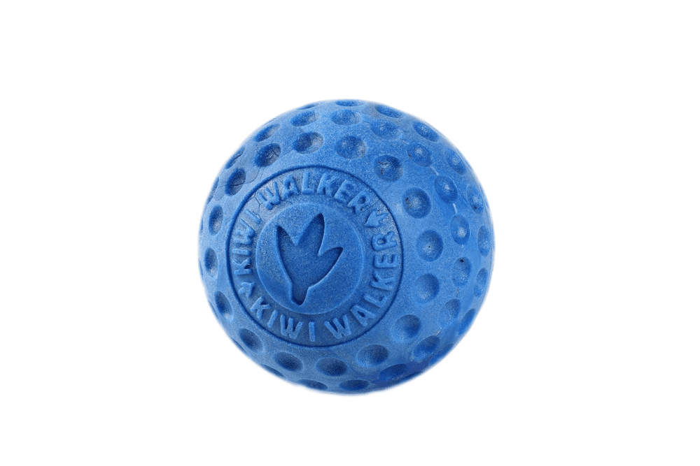 KIWI WALKER Plovací míček z TPR pěny modrá, 7 cm - zánovní