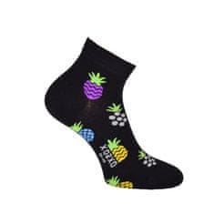 OXSOX dámské barevné veselé kotníkové ponožky ananas a palmy 34114 4-pack, 39-42