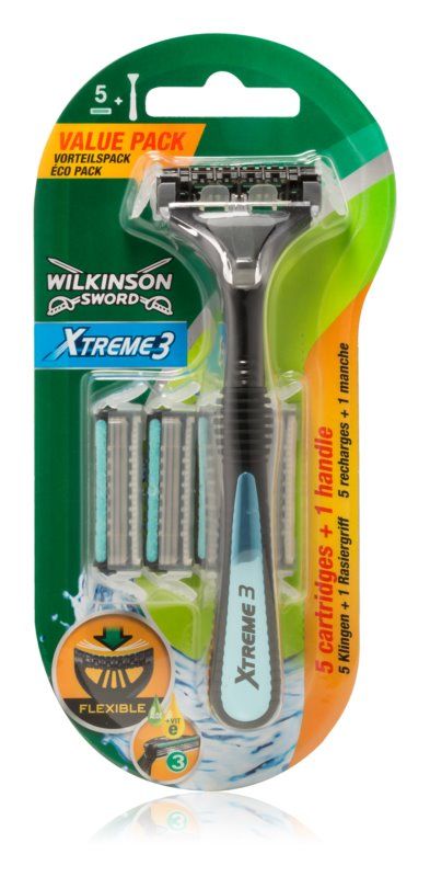Wilkinson Xtreme3 Hybrid pánský holící strojek + 5 náhradních hlavic
