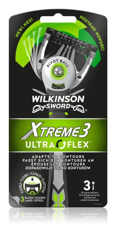 Wilkinson Xtreme3 UltraFlex jednorázová holítka 3 ks