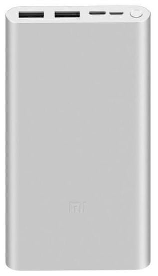 Xiaomi Mi 18W Fast Charge Power Bank 3 10 000 mAh 24269, stříbrná