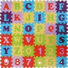 Baby Great  Pěnové puzzle Číslice a písmena SX (15x15)