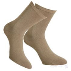 RS dámské DIA bavlněné zdravotní rozšířené ponožky 11121 2-pack, béžová, 35-38