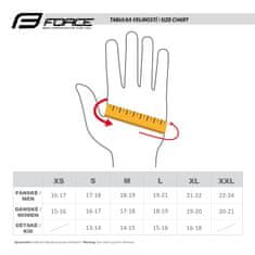 Force Dětské cyklistické rukavice SQUARE, fluo/růžové - velikost XL