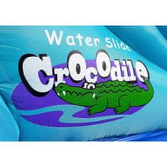 Happy Hop Velký vodní aqua park Krokodýl s velkým bazénem, skákací hrady