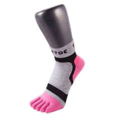 TOETOE dámské polyamidové sportovní prstové ponožky SPORTS, růžová, 35-38
