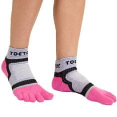 TOETOE dámské polyamidové sportovní prstové ponožky SPORTS, růžová, 35-38