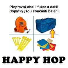 Happy Hop Happy Hop Nafukovací skákací hrad Hopík s fukarem, jistícími kolíky a přepravním obalem