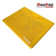 Magnetická kreslící tabulka Magpad Big 714 kuliček - Žlutá