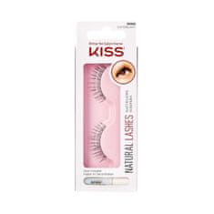 KISS Umělé řasy přirozené Natural Lashes 1 pár (Varianta Gorgeous)
