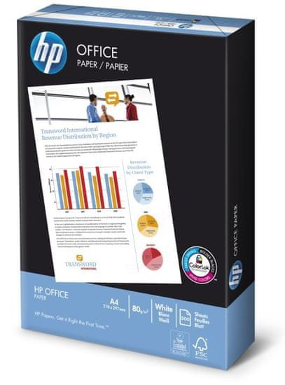 HP Office, A4, 80g/m2, 500 listů (CHPO480/120)