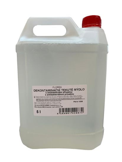 Dekontaminační tekuté mýdlo s antibacteriální přísadou na ruce 5 l