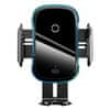 BASEUS Smart Vehicle Bracket držák na mobil do auta, Qi bezdrátová nabíječka, černá