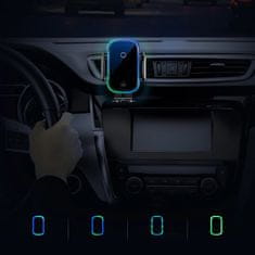 BASEUS Smart Vehicle Bracket držák na mobil do auta, Qi bezdrátová nabíječka, černá