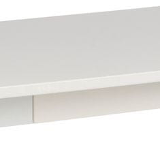 Design Scandinavia Pracovní stůl Raven, 117 cm, MDF, bílá