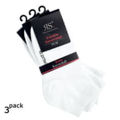 RS dámské bavlněné letní kotníkové jednobarevné hladké ponožky 15269 3-pack, 35-38