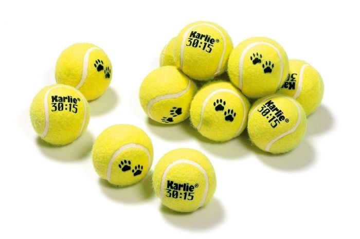 Karlie tenisové míčky 6 cm, 12 ks