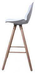 Design Scandinavia Barová židle Eslo, bílá