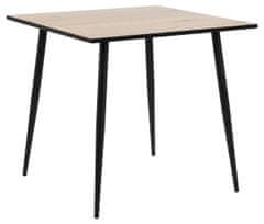 Design Scandinavia Jídelní stůl Wila, 80 cm, dub / kov