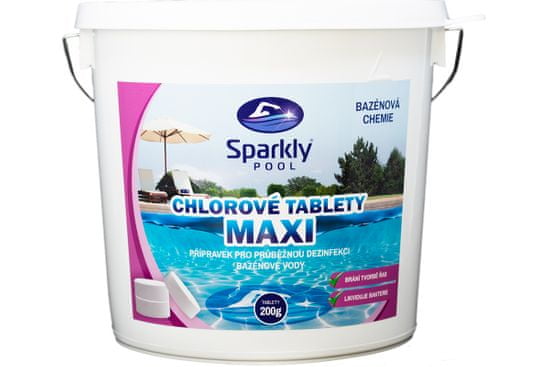 Sparkly POOL Chlorové tablety MAXI 3 kg