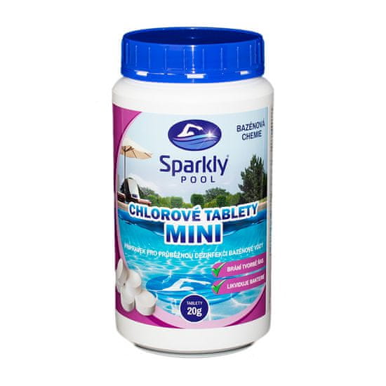Sparkly POOL Chlorové tablety MINI 1 kg