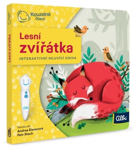 Albi KOUZELNÉ ČTENÍ Minikniha pro nejmenší - Zvířátka v lese
