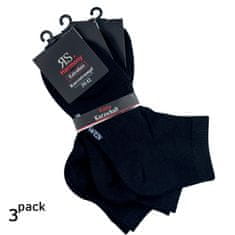 RS pánské bavlněné letní kotníkové jednobarevné hladké ponožky 35198 3-pack, 39-42