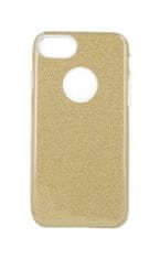 FORCELL Pouzdro iPhone 8 glitter zlaté 27291