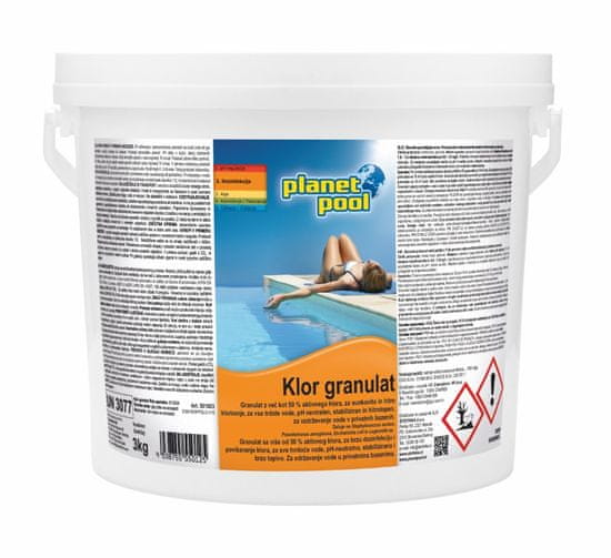 Planet Pool Rychlorozpustný chlorový granulát - 501603