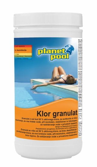 Planet Pool Rychlorozpustný chlorový granulát 501601