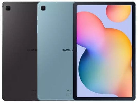Tablet Samsung Galaxy Tab S6 Lite, Wi-Fi, velký displej, osmijádrový procesor, dotykové pero stylus S Pen, velká kapacita baterie, dlouhá výdrž, Dolby Atmos, reproduktory AKG, kovový