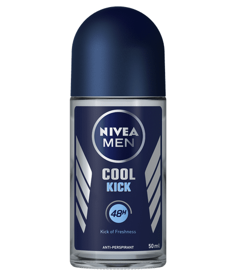 Nivea Kuličkový antiperspirant pro muže Cool Kick 50 ml 2 ks