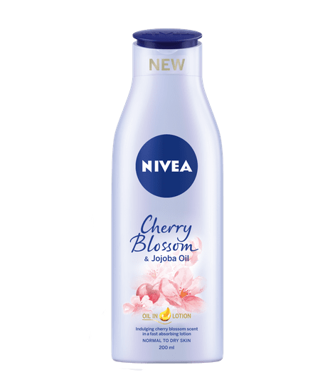 Nivea Hydratační tělové mléko Cherry Blossom 200 ml
