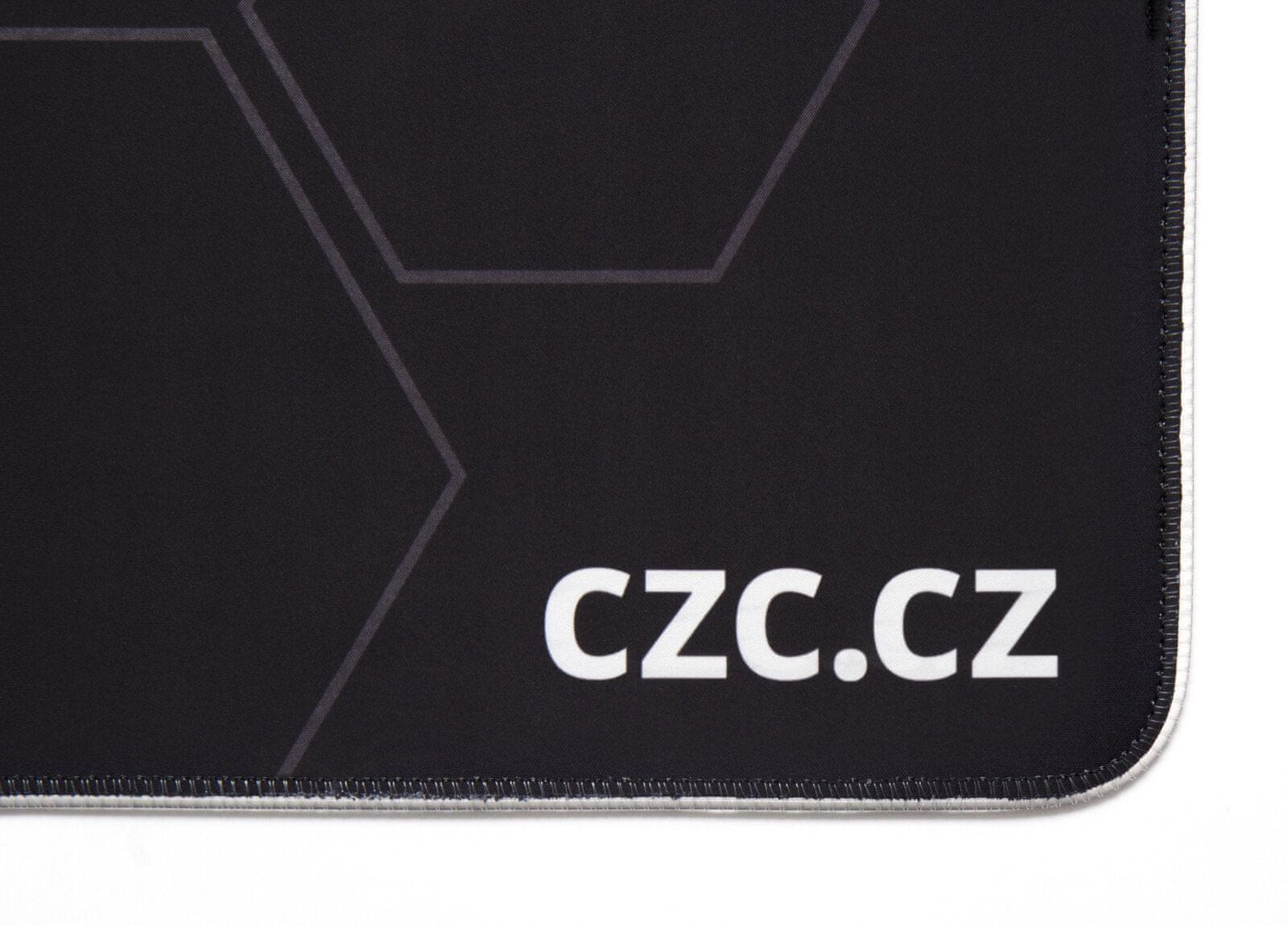 CZC Barricade RGB XL veľké snímanie pohybu myši príjemný textil 