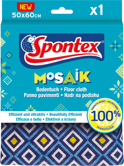 Spontex Mosaik mikroutěrka na podlahu 50 x 60