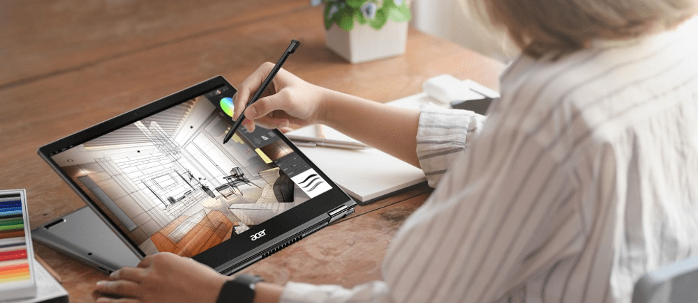 Acer Spin 5 (NX.HQUEC.003) notebook dlouhá výdrž baterie rychlé dobití