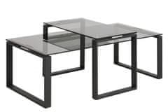 Design Scandinavia Konferenční stolek Leila, 115 cm, černá