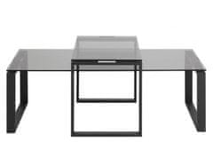 Design Scandinavia Konferenční stolek Leila, 115 cm, černá