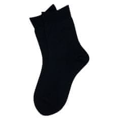 RS  dámské extra tenké ponožky z mercerované bavlny 11953 3-pack, černá, 35-38