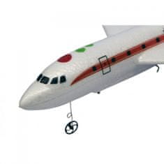 Siva RC letadlo Airbus červená