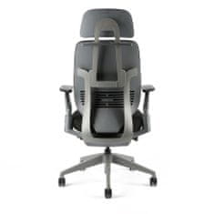 Office Pro KARME - Kancelářská židle čalouněná s podhlavníkem, černá