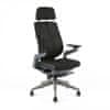 Office Pro Kancelářská židle KARME MESH černá A-10 s podhlavníkem