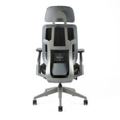 Office Pro KARME MESH - Kancelářská židle s podhlavníkem - potah mesh , černá