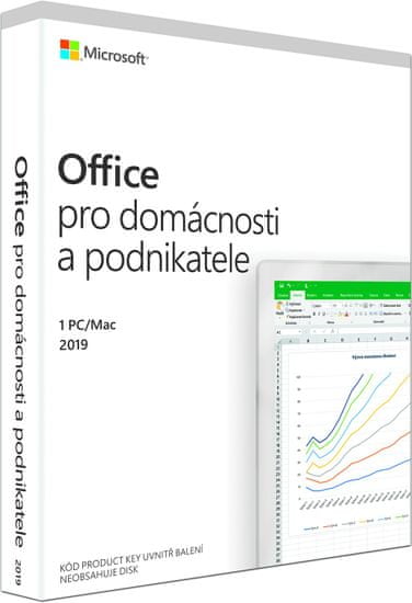 Microsoft Office 2019 pro domácnosti a podnikatele (T5D-03183) - elektronická licence