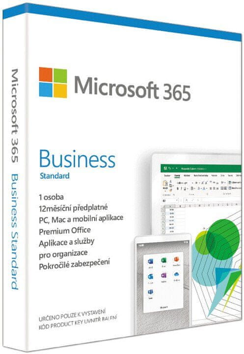 Microsoft 365 Business Standart (KLQ-00211) - elektronická licence, pouze k PC