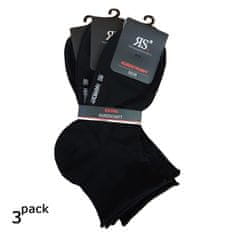 RS dámské zdravotní letní kotníkové bavlněné ponožky bez gumiček 15264 3-pack, 35-38