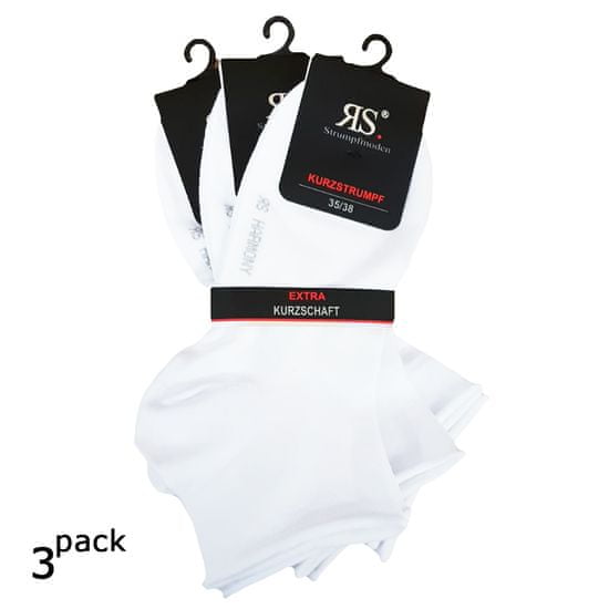 RS dámské zdravotní letní kotníkové bavlněné ponožky bez gumiček 15265 3-pack