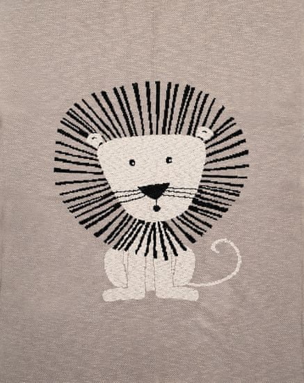 Petite&Mars Deka Harmony Brave Lion 100% bavlna 80×100 cm