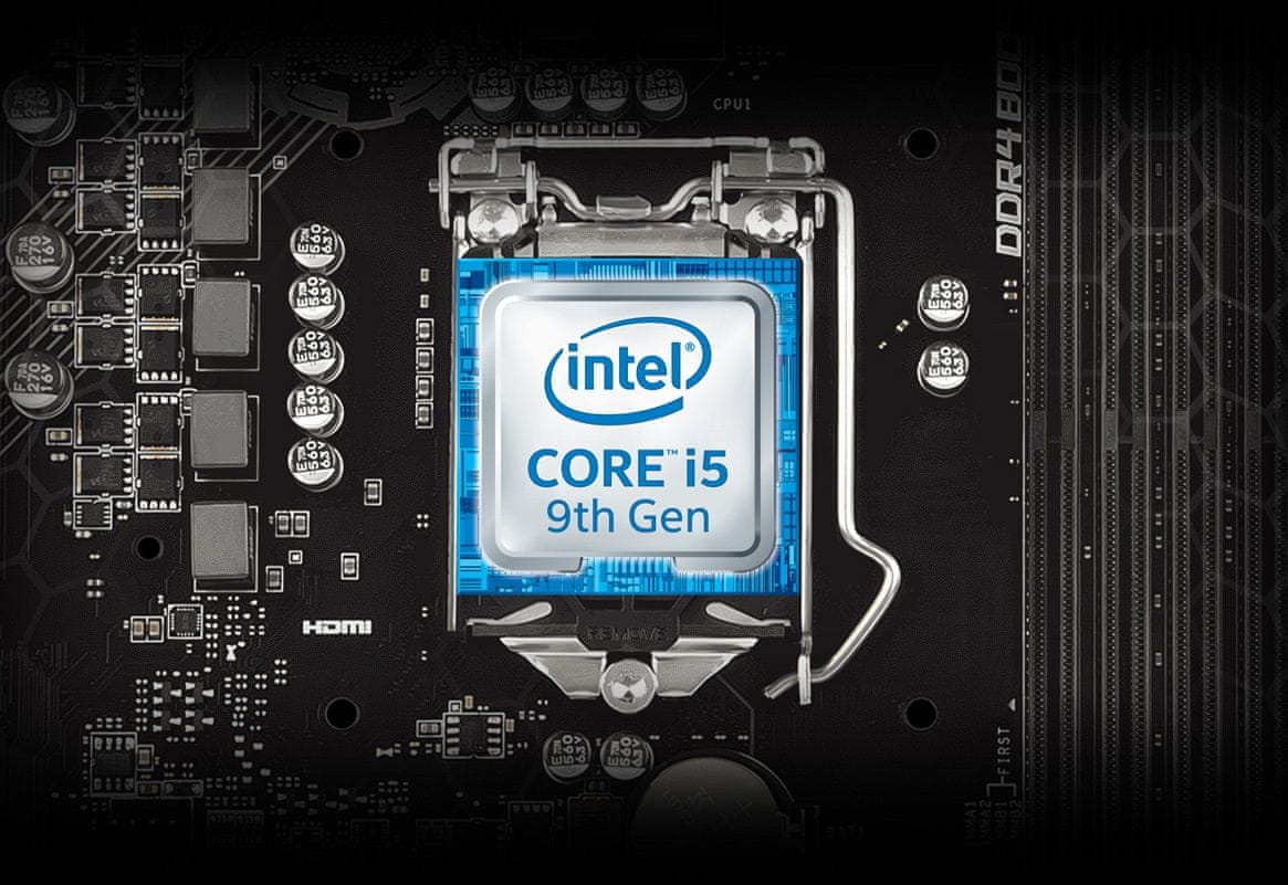 Herní počítač HAL3000MEGA Gamer Pro Super (PCHS2422) procesor Intel Core i5 9. generace vysoký výkon