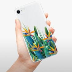 iSaprio Silikonové pouzdro - Exotic Flowers pro Apple iPhone SE 2020